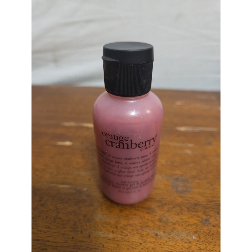 Philosophy Orange Cranberry Shampoo Shower Gel Bubble Bath 2 Oz